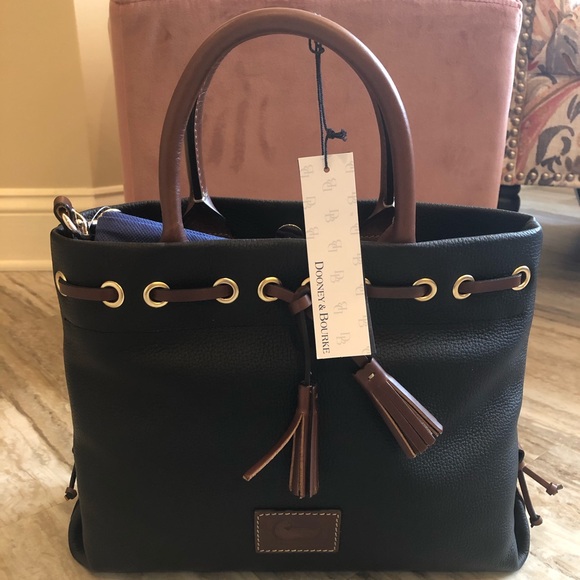 Dooney & Bourke Handbags - Dooney & Bourke Wakefield Tassel Tote - Black